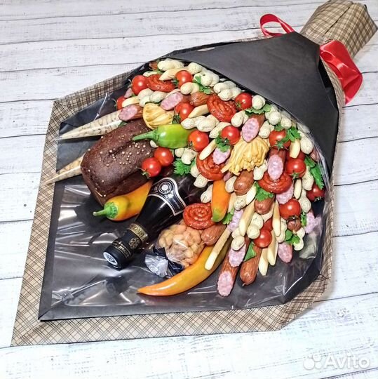 Мужской съедобный букет