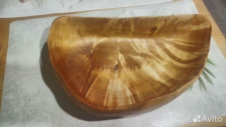 Ваза для фруктов из сувеля берёзы