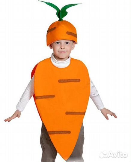 Костюм Томата Капусты Репки детям аренда