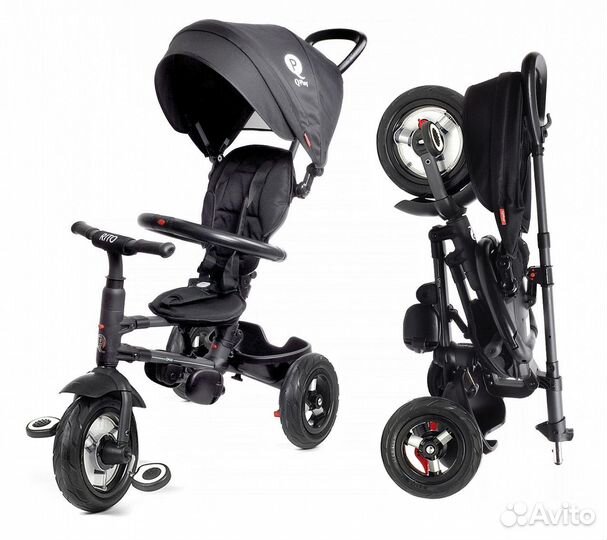 Детский велосипед с родительской ручкой