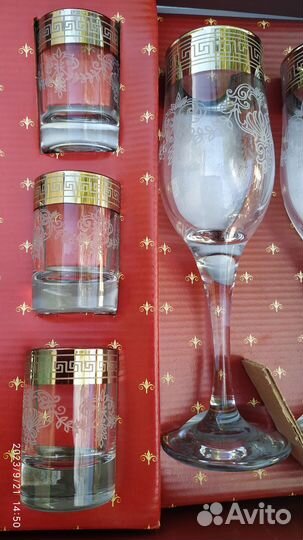 Новые комплекты бокалов и стопок