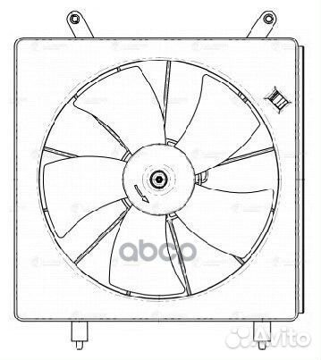 Э/вентилятор охл. для а/м Honda CR-V II (02) 2