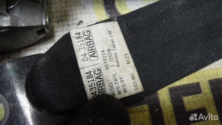 Ремень безопасности с пиропатроном Mazda Mazda 3