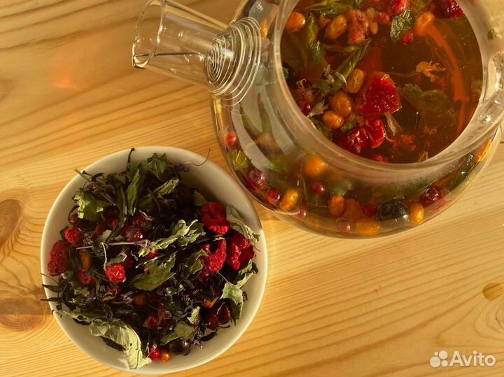 Иван-чай 1кг «Ягоды и травы», натуральный состав