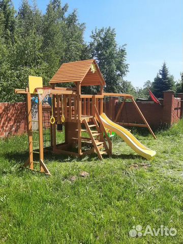 Игровые деревянные площадки