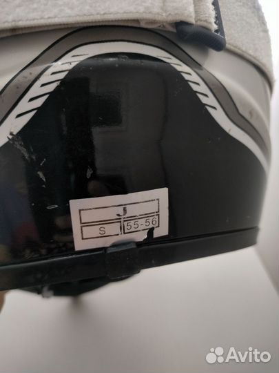 Кроссовый шлем с очками