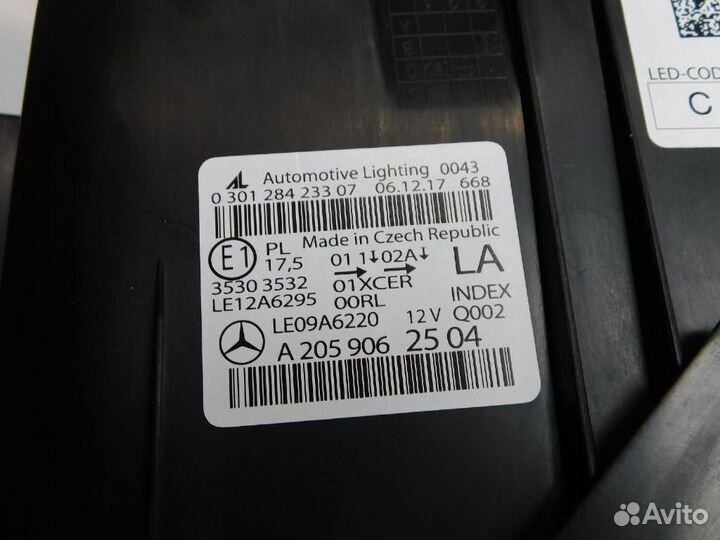 Фара левая Mercedes-Benz C-Class