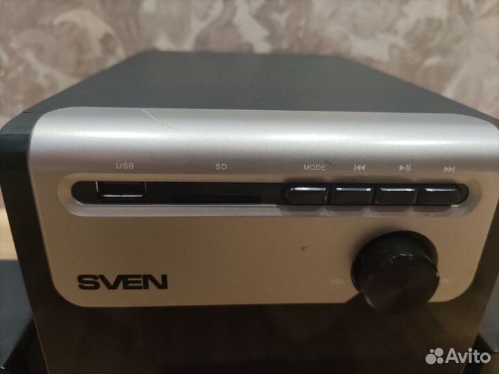 Сабвуфер и колонки sven ms-110