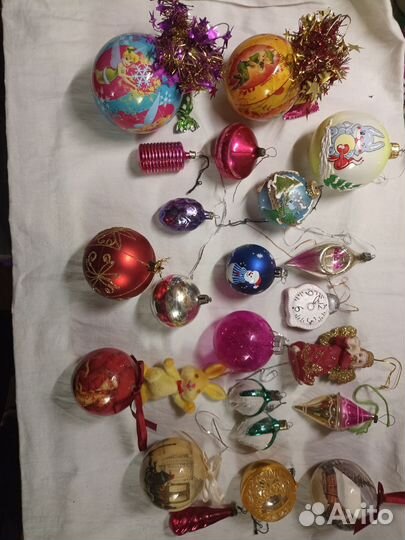 Елочные игрушки СССР