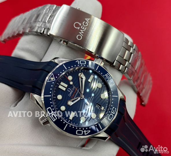 Часы мужские Omega Seamaster Diver 300m Синие