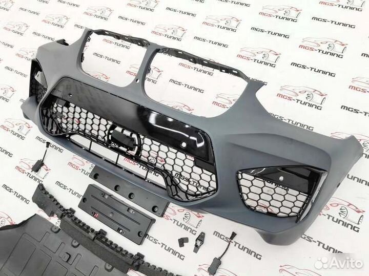 Передний бампер стиль X4M F98 BMW X4 G02 г02