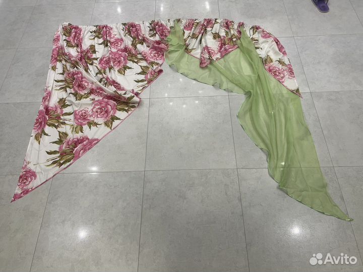 Шторы для кухни короткие