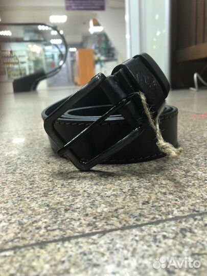 Ремень кожаный новый черный