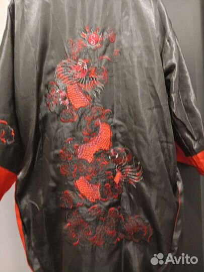 Японский шёлковый халат