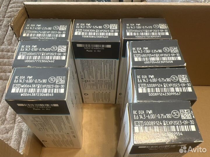 Линзы однодневные clariti 1 day toric