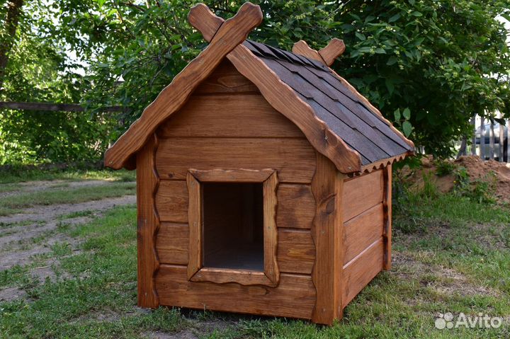 Утепленные собачьи будки