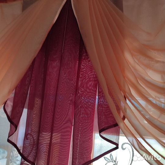 Ламбрикены и тюль