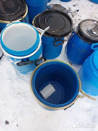 Бочки 40,42,45 литров пищевые, чистые