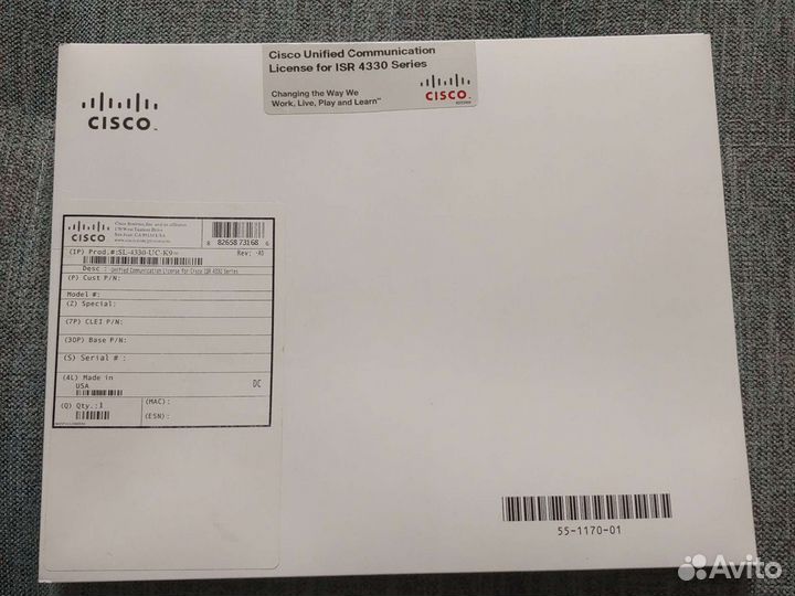 Лицензия Cisco SL-4330-UC-K9