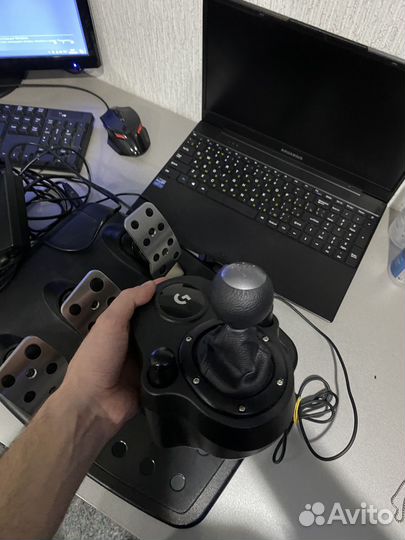 Руль logitech g923 + logitech shifter