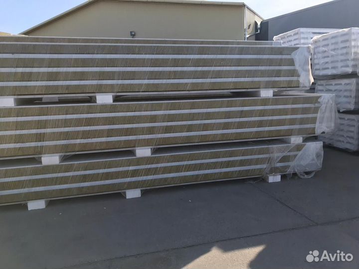 Трехслойные сэндвич-панели 80 мм