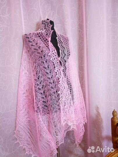 Палантин пуховый, шарф оптом