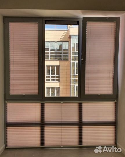 Жалюзи плиссе, рулонные шторы