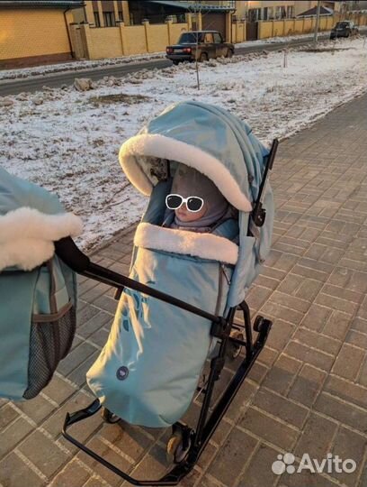 Коляска санки