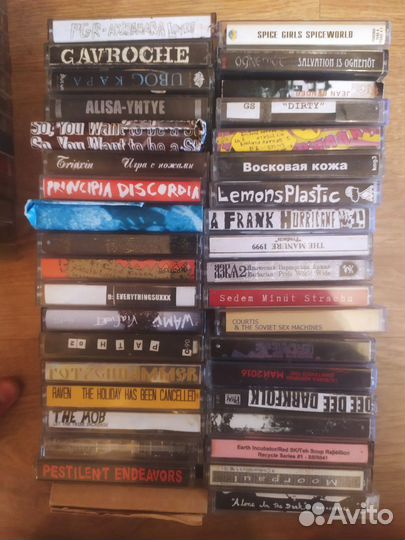 Аудиокассеты панк нойз экспериментал редкие