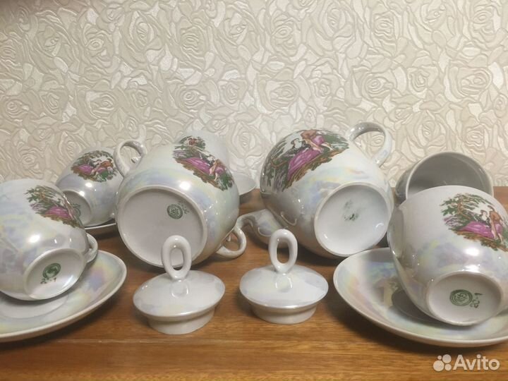 Сервиз чайный кофейный, чашки