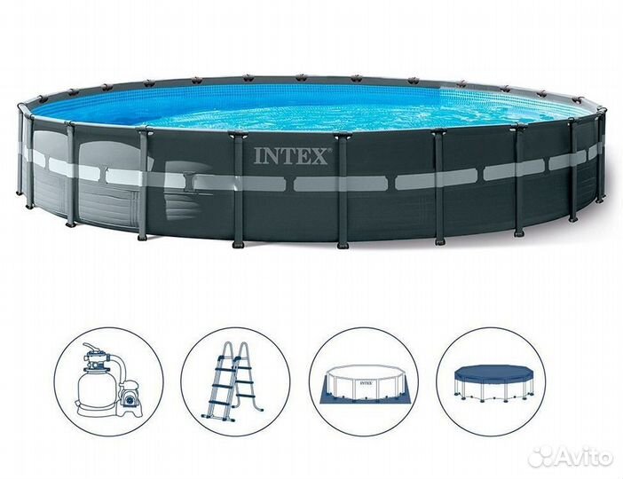 Каркасный бассейн Intex 26340