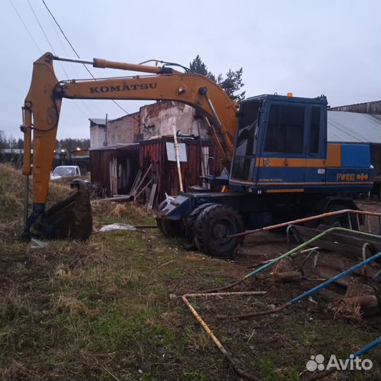 Аренда колесного экскаватора