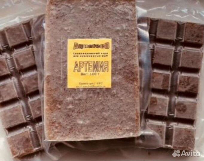 Живой замороженный корм для аквариумных рыб