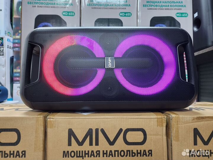 Mivo MD 655 100Ватт мощная колонка караоке