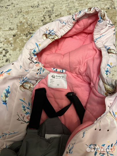 Зимний костюм для девочки 92