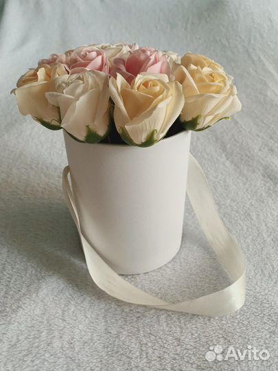 Букет из мыльных роз