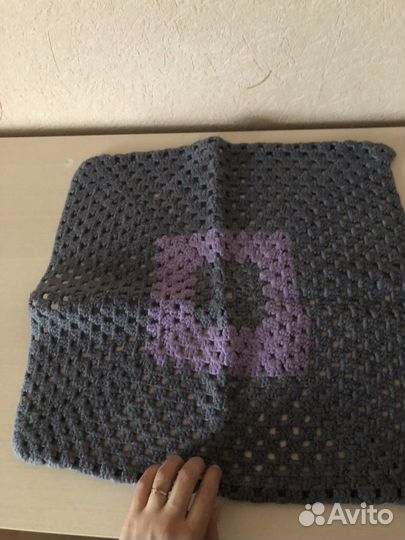 Вязаные сидушки на табурет