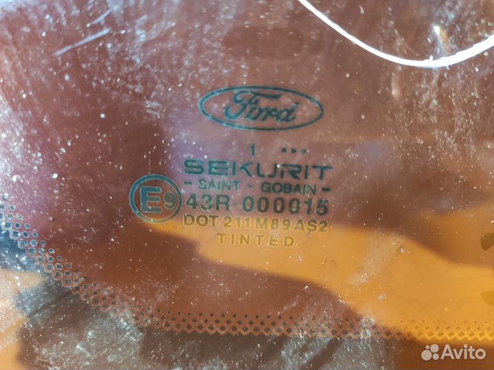 Стекло кузовное заднее левое для Ford Focus I