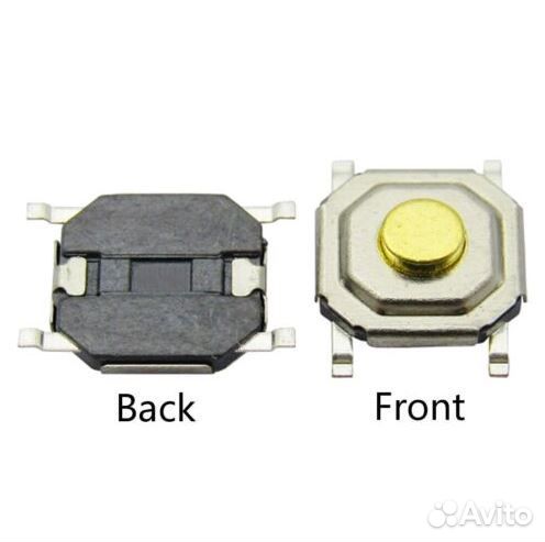 Кнопка тактовая ет 4P-SMD 4*4*1.5мм