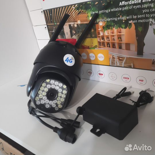 Камера видеонаблюдения 4G с sim-картой