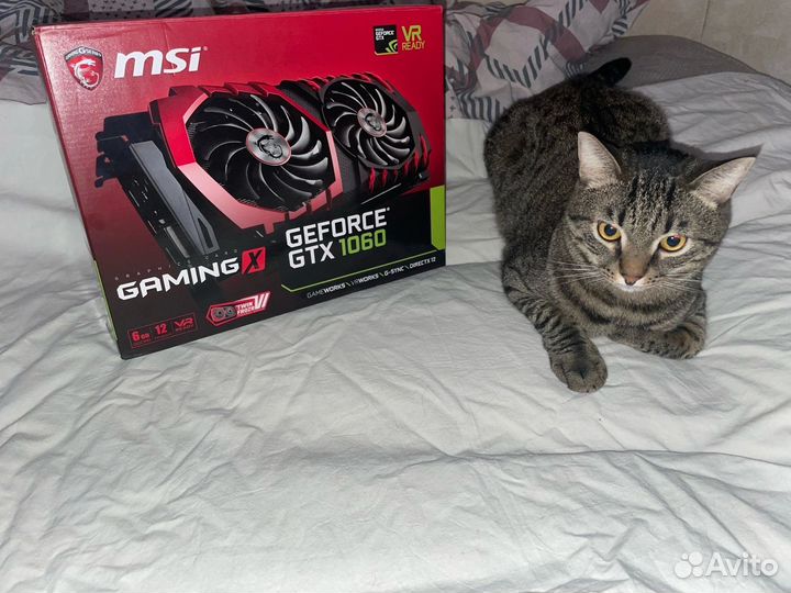 Видеокарта MSI nvidia GeForce GTX 1060 gaming X 6G