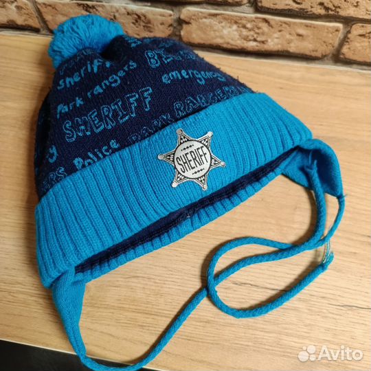 Шапка детская зимняя, размер 50-52