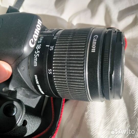 Фотоаппарат Canon 550d с объективом 18x55