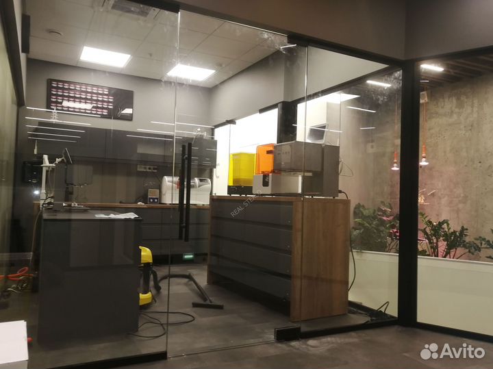 Перегородки из стекла