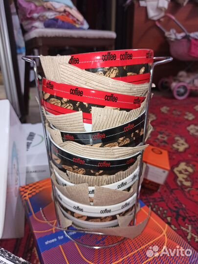 Набор керам.салатников Новые 6шт на подставке