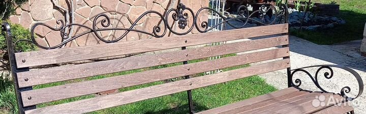 Скамейка кованая
