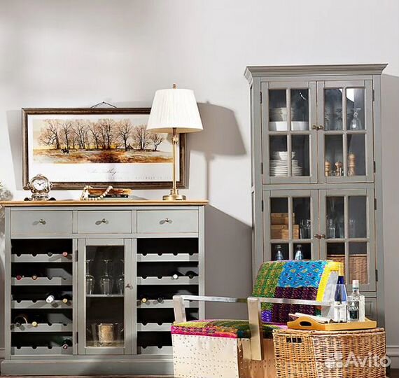 Винная полка, мини-бар, винные стеллаж из массива