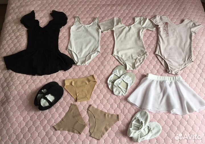 Одежда для танцев, хореографии 5-9 лет, скакалка