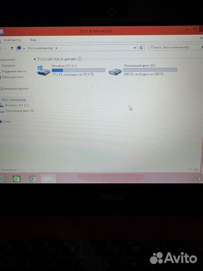Нетбук Asus Eee pc 1025c 2 ядра