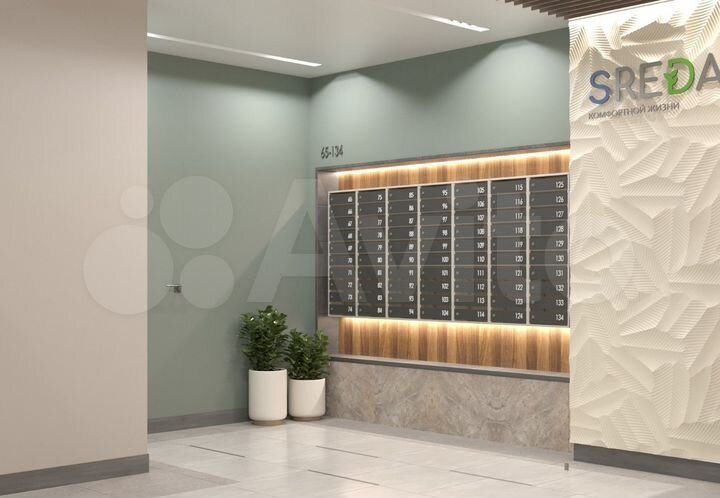 2-к. квартира, 38,1 м², 6/6 эт.